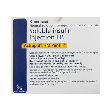 Actrapid HM 100IU/ml Penfill