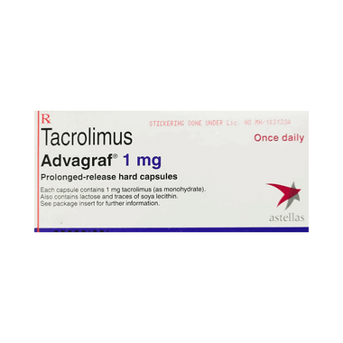 Advagraf 1mg Capsule PR (10 Capsules each)