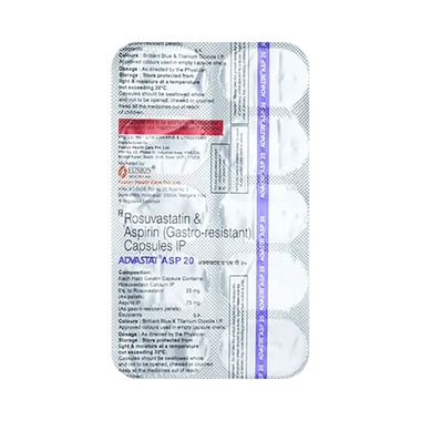 Advastat ASP 20mg/75mg Tablet
