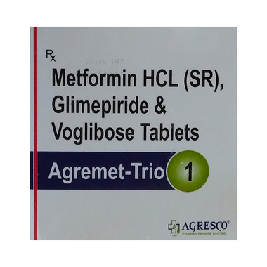 Agremet-Trio 1 Tablet SR