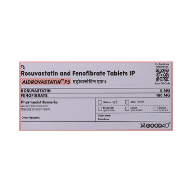 Aidrovastatin F5 Tablet