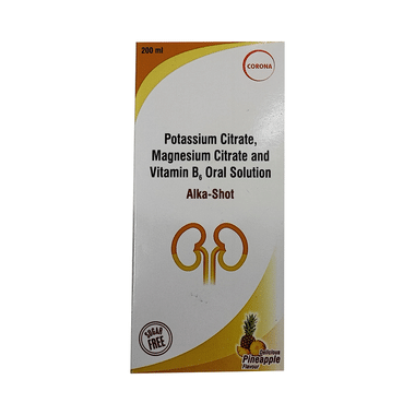 Alkashot B6 Oral Solution Delicious Pineapple Sugar Free