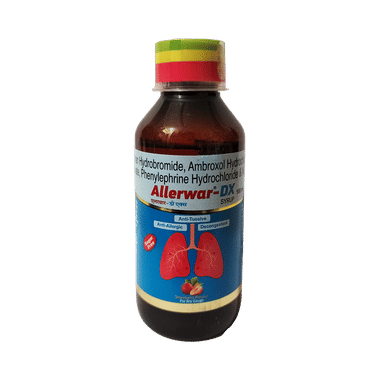 Image of Allerwar-DX Syrup Strawberry Sugar Free