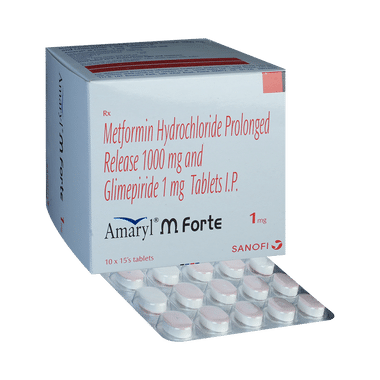 Amaryl M Forte 1mg Tablet PR