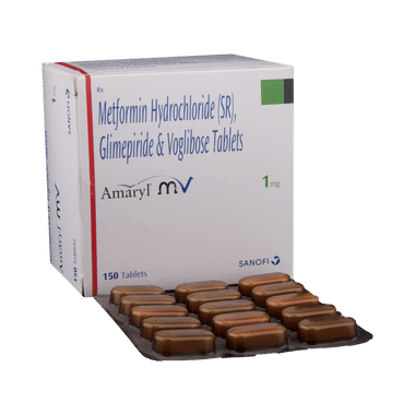 Amaryl MV 1mg Tablet SR