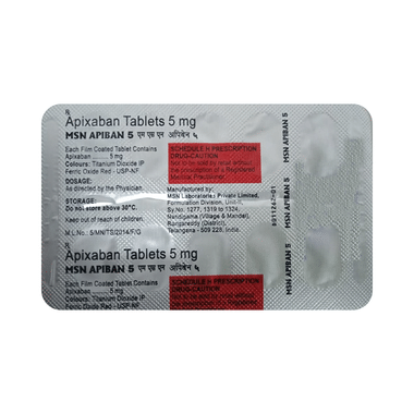 Apiban 5mg Tablet