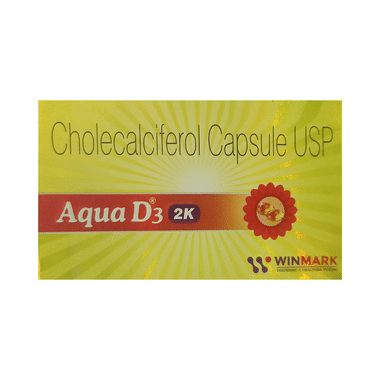 Aqua D3 2K Soft Gelatin Capsule