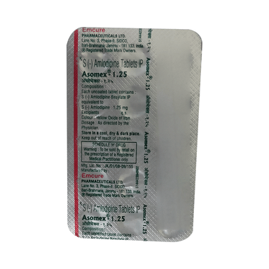 Asomex 1.25mg Tablet