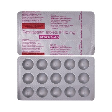 Atorfit 40 Tablet