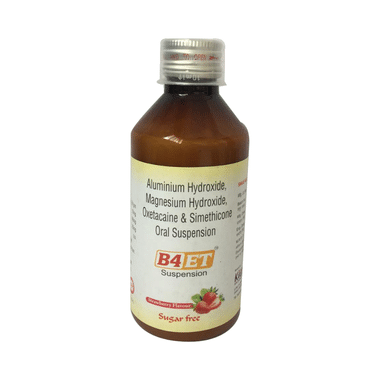 B4ET Oral Suspension Strawberry Sugar Free