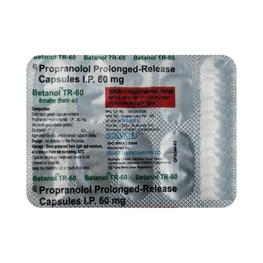 Image of Betanol TR 60 Capsule