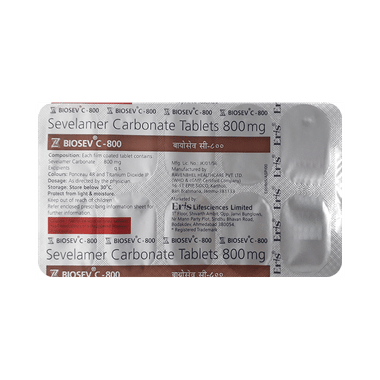 Biosev C 800 Tablet