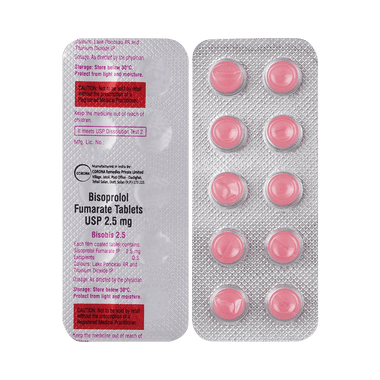Bisobis 2.5mg Tablet