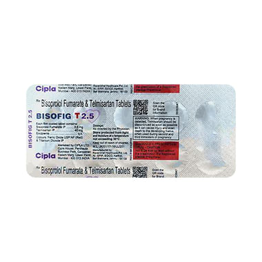 Bisofig T 2.5mg/40mg Tablet