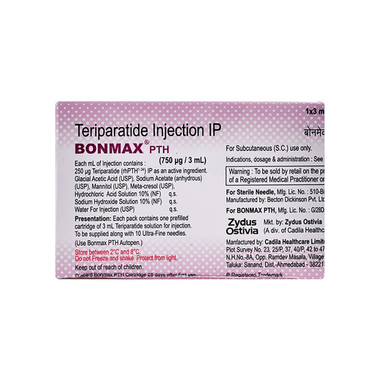 Bonmax PTH 750mcg Solution for Injection