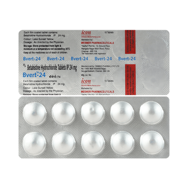 Bvert 24mg Tablet