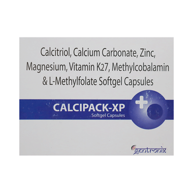 Xp Overload Capsules Calcipack-XP Softgel Capsule 10.0 soft gelatin capsules in 1 strip ...