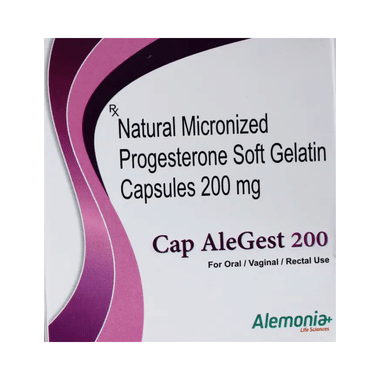 Cap Alegest 200 Soft Gelatin Capsule