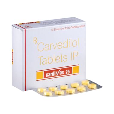 Cardivas 25 Tablet