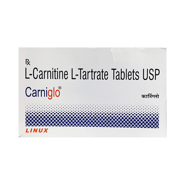 l carnitine where does it come from Carniglo 500mg Tablet 10.0 tablets in 1 strip