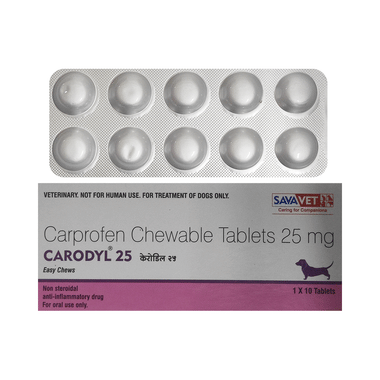 Image of Carodyl 25mg Easy Chews