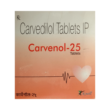 Carvenol 25 Tablet