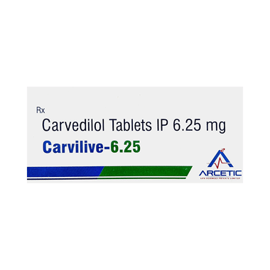 Image of Carvilive 6.25 Tablet