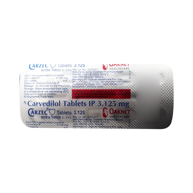 Carzec 3.125 Tablet