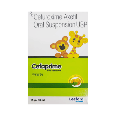 Image of Cefaprime Oral Suspension Orange & Peppermint