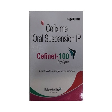 Image of Cefinet 100 Dry Syrup