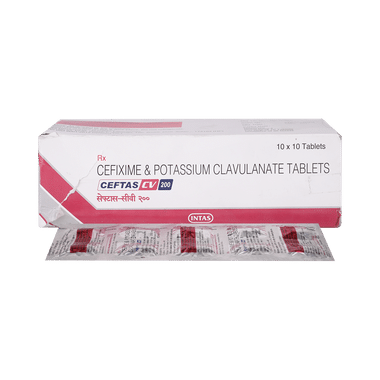 Ceftas CV 200 mg/125 mg Tablet
