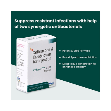 Ceftavit-TZ 1.125 Injection