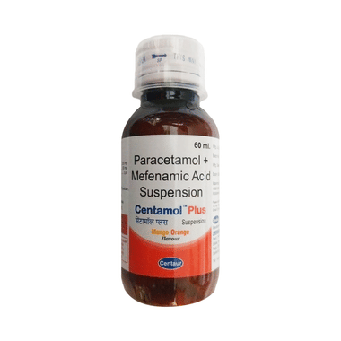 Centamol Plus Suspension Mango Orange