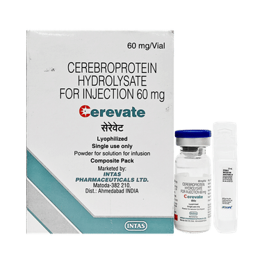 Cerevate 60mg Injection