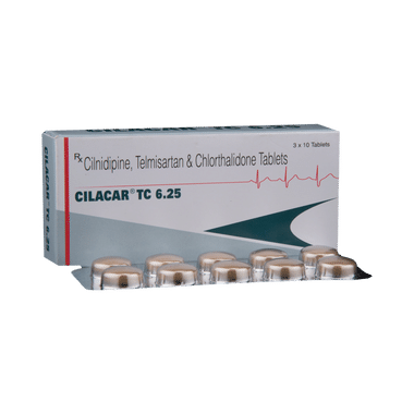 Cilacar TC 6.25 Tablet