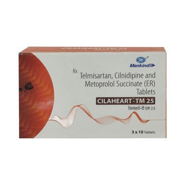 Image of Cilaheart TM 10mg/25mg/40mg Tablet