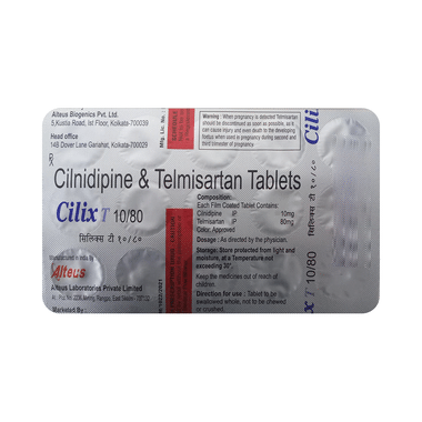 Cilix T 10mg/80mg Tablet