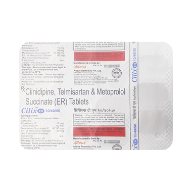 Cilix TM Tablet ER