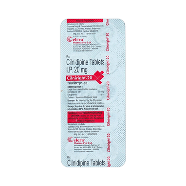 Cilniright 20mg Tablet