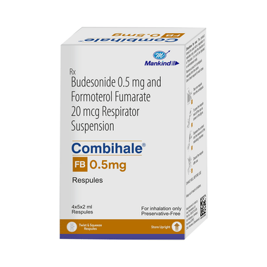 Image of Combihale FB 0.5mg Respules (2ml Each)