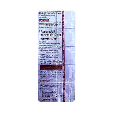 Image of Corvastin 10 Tablet