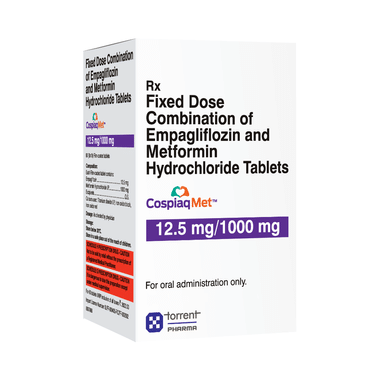 Cospiaq Met 12.5mg/1000mg Tablet