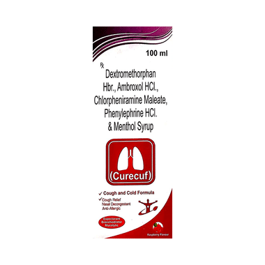 Curecuf Syrup Raspberry