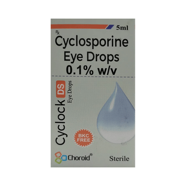 Image of Cyclock DS Eye Drop BKC Free
