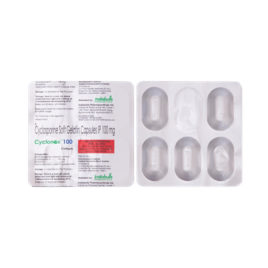 Cyclonox 100mg Soft Gelatin Capsule