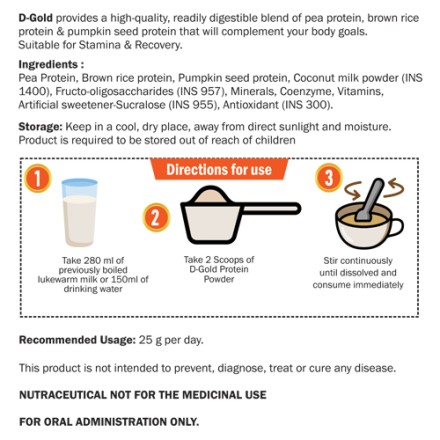 D-Gold Protein Powder