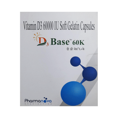 D3 Base 60K Soft Gelatin Capsule