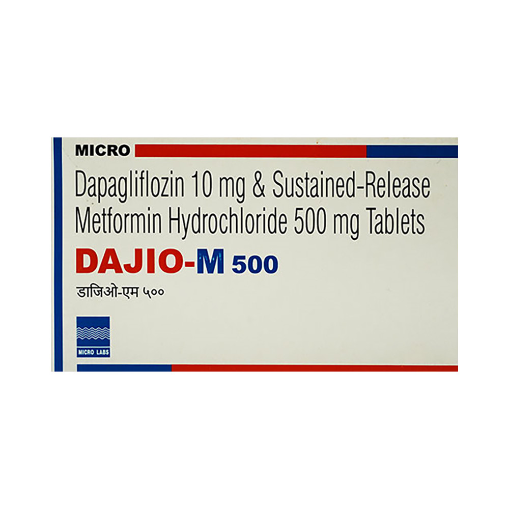 Dajio M 10mg/500mg Tablet