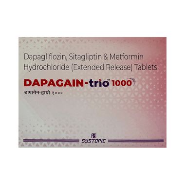 Dapagain-Trio 1000 Tablet ER