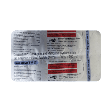 dapaGLYN SM 100/500 Tablet ER